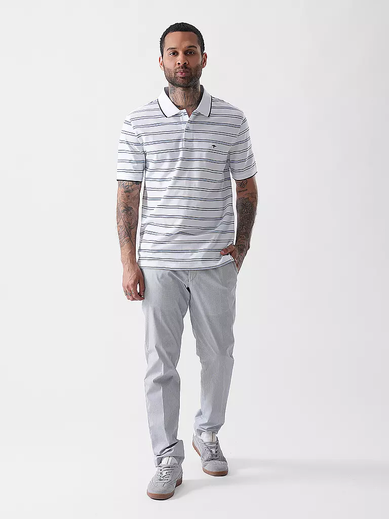 FYNCH HATTON | Poloshirt Casual Fit | weiss