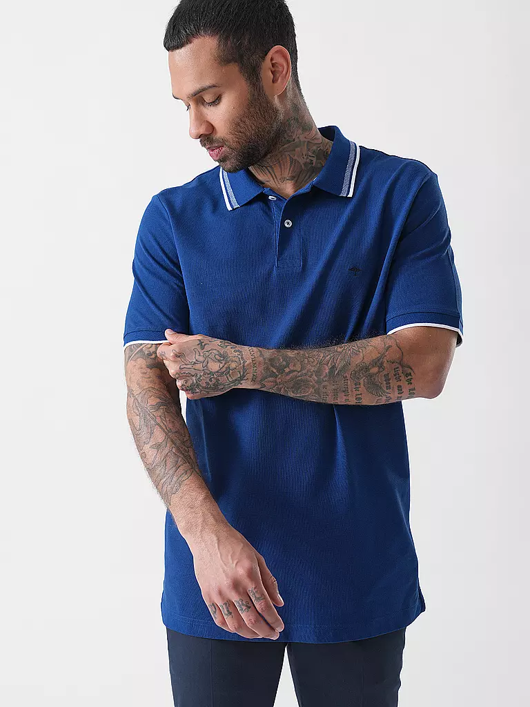 FYNCH HATTON | Poloshirt Casual Fit | dunkelblau