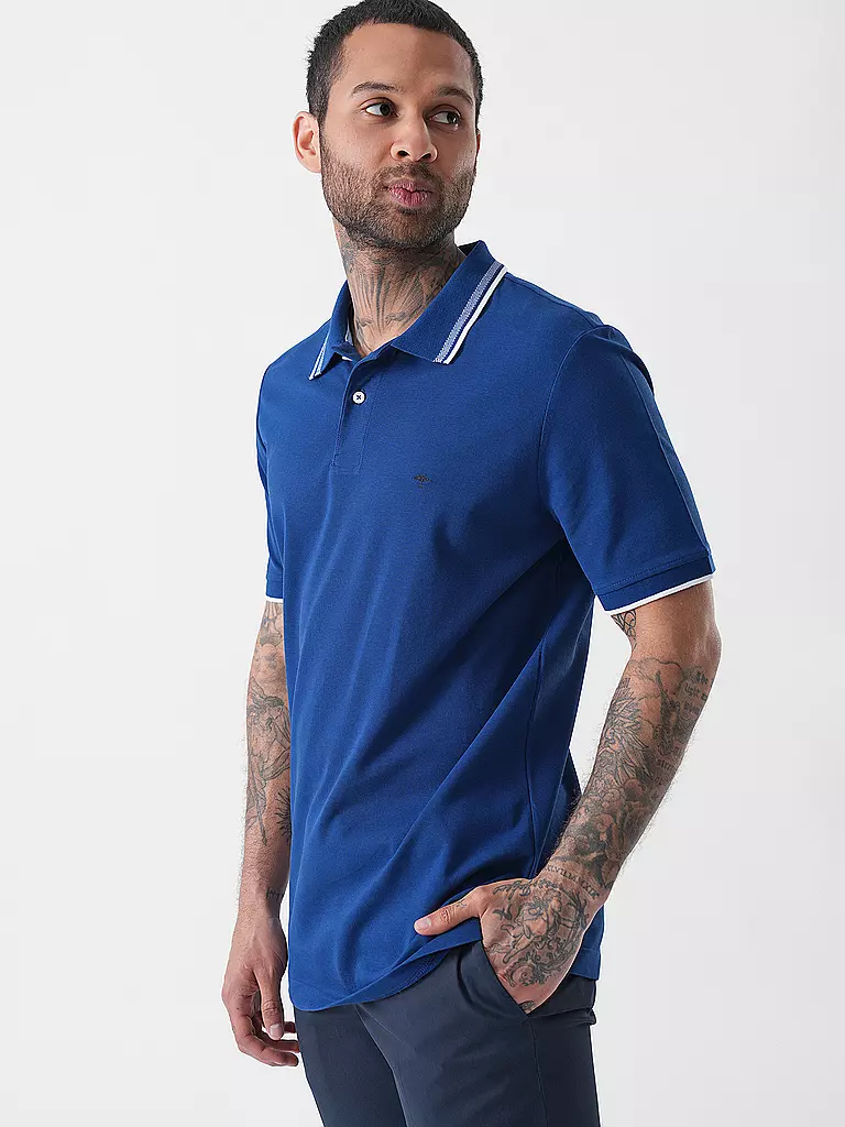 FYNCH HATTON | Poloshirt Casual Fit | dunkelblau