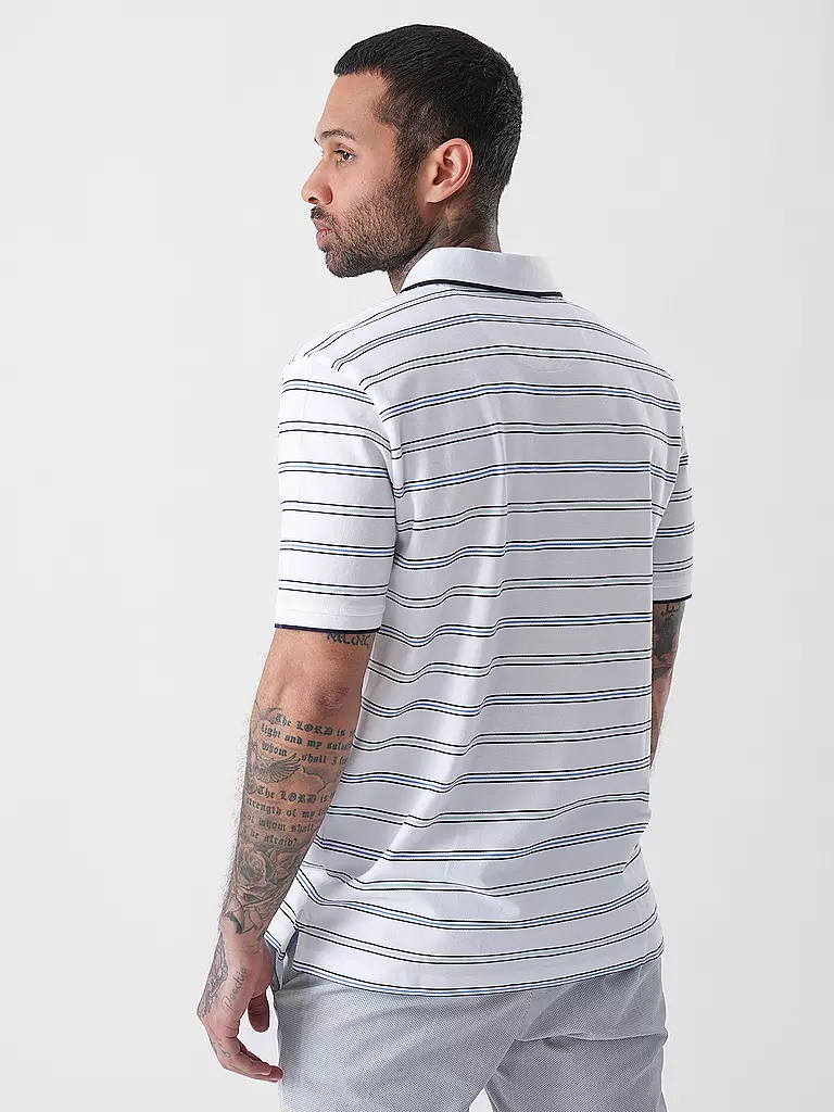 FYNCH HATTON | Poloshirt Casual Fit | weiss