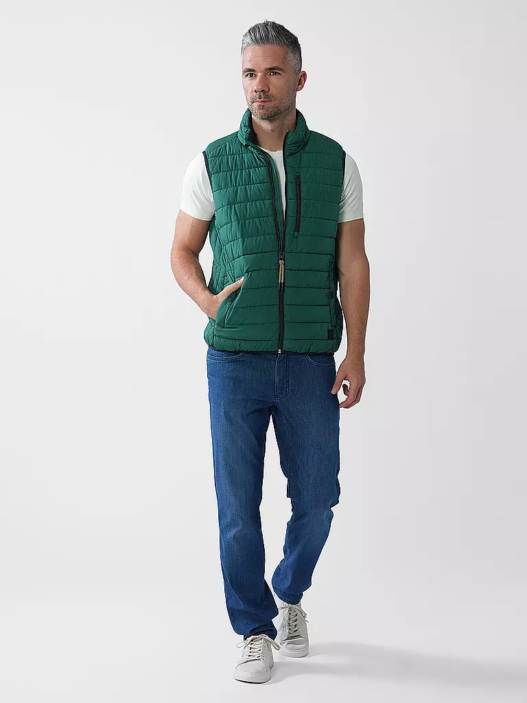 FYNCH HATTON | Steppgilet  | dunkelgrün
