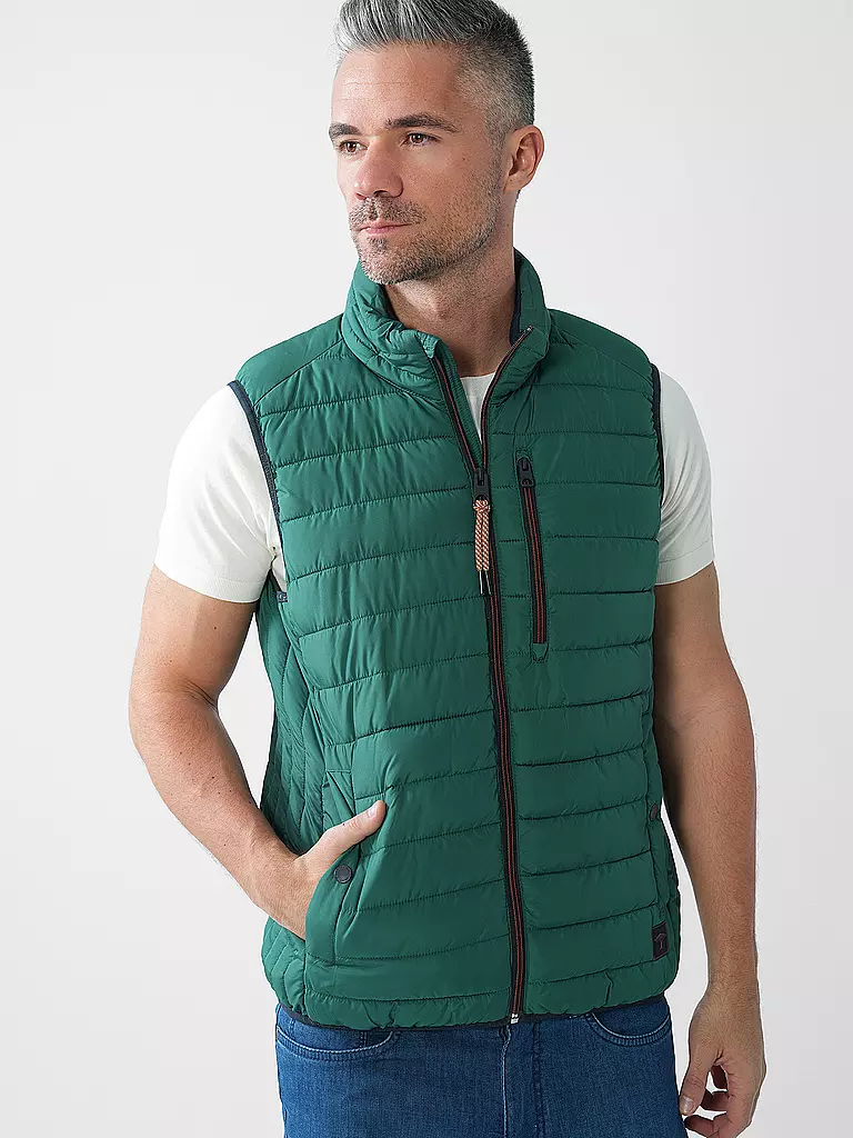 FYNCH HATTON | Steppgilet  | dunkelgrün