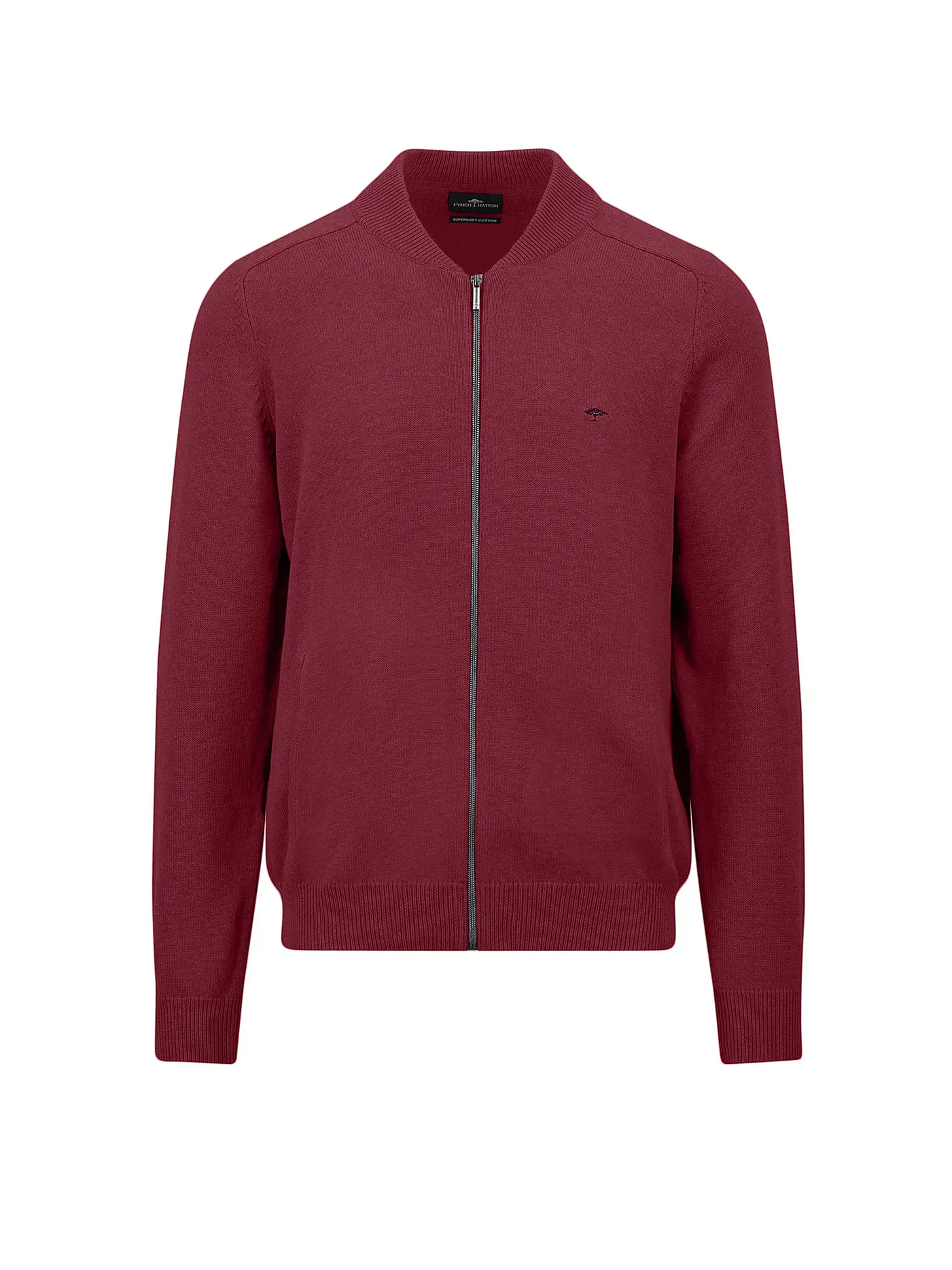 FYNCH HATTON | Strickjacke | dunkelrot