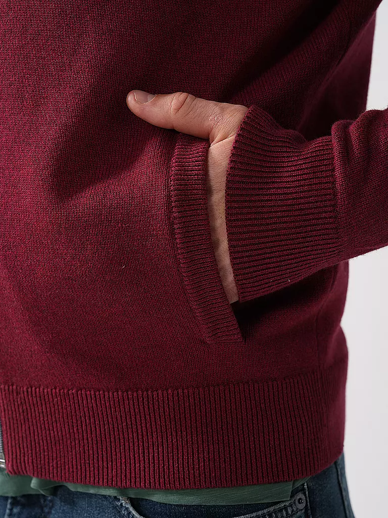 FYNCH HATTON | Strickjacke | dunkelrot