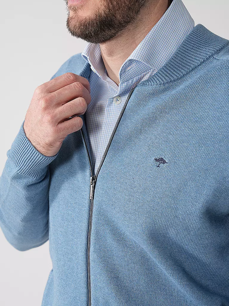 FYNCH HATTON | Strickjacke | hellblau