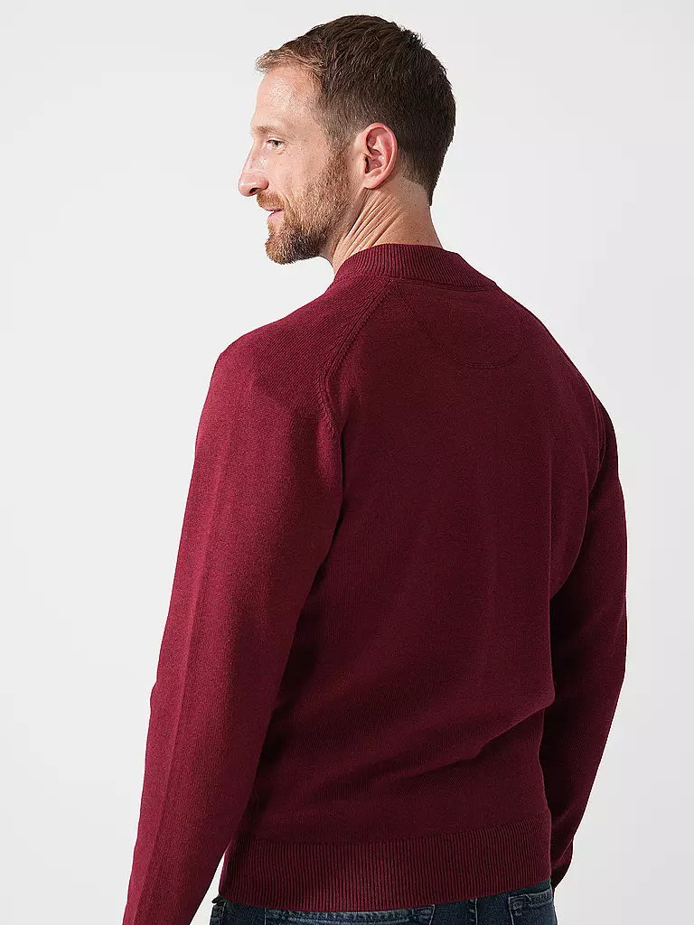 FYNCH HATTON | Strickjacke | dunkelrot