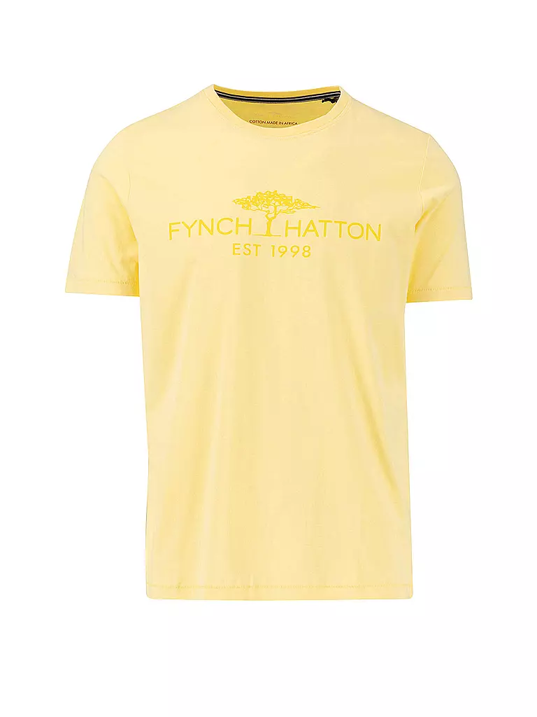 FYNCH HATTON | T-Shirt | gelb