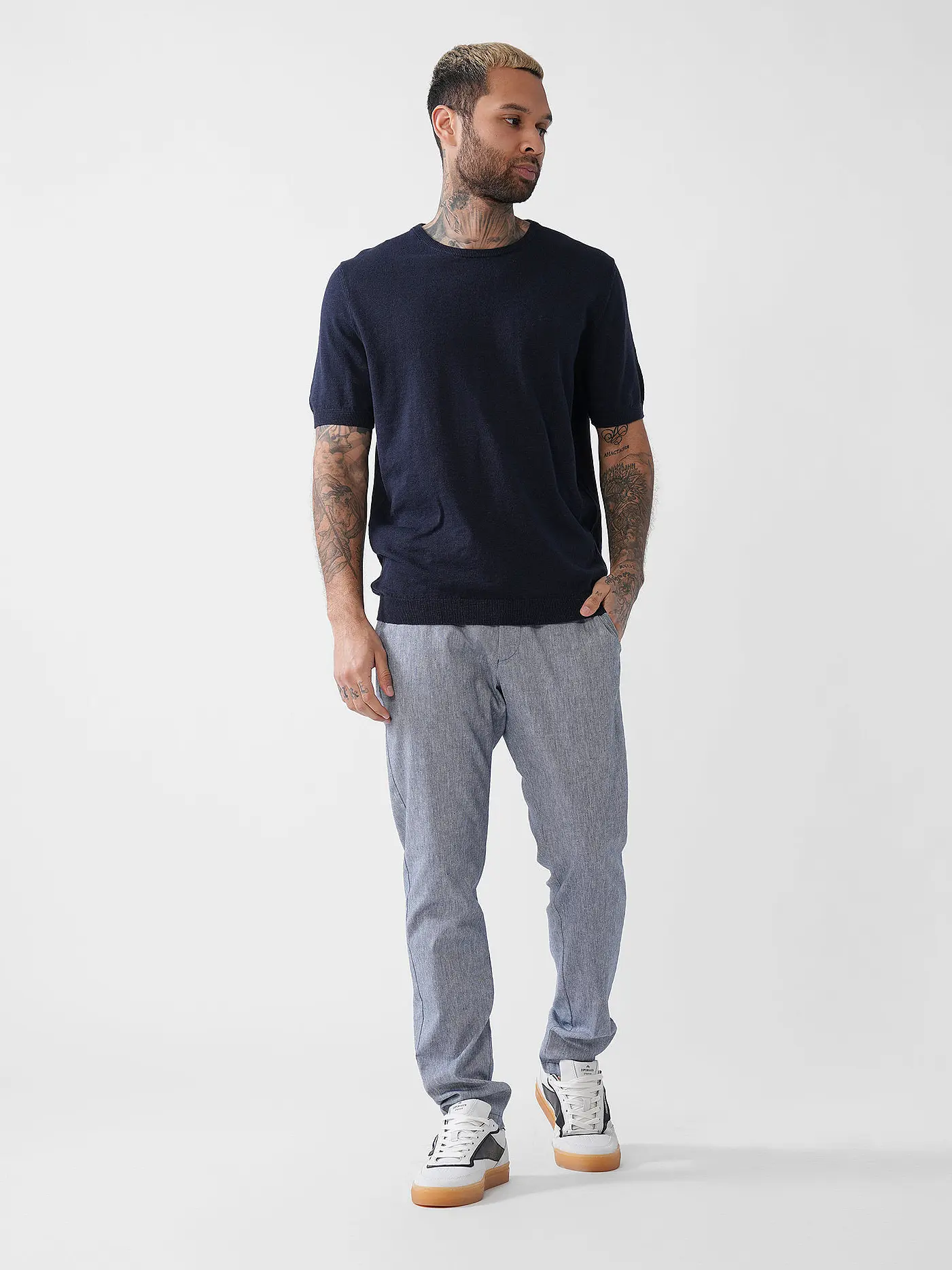 FYNCH HATTON | T-Shirt | dunkelblau