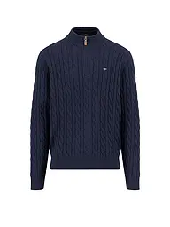 FYNCH HATTON | Troyer Pullover  | dunkelblau