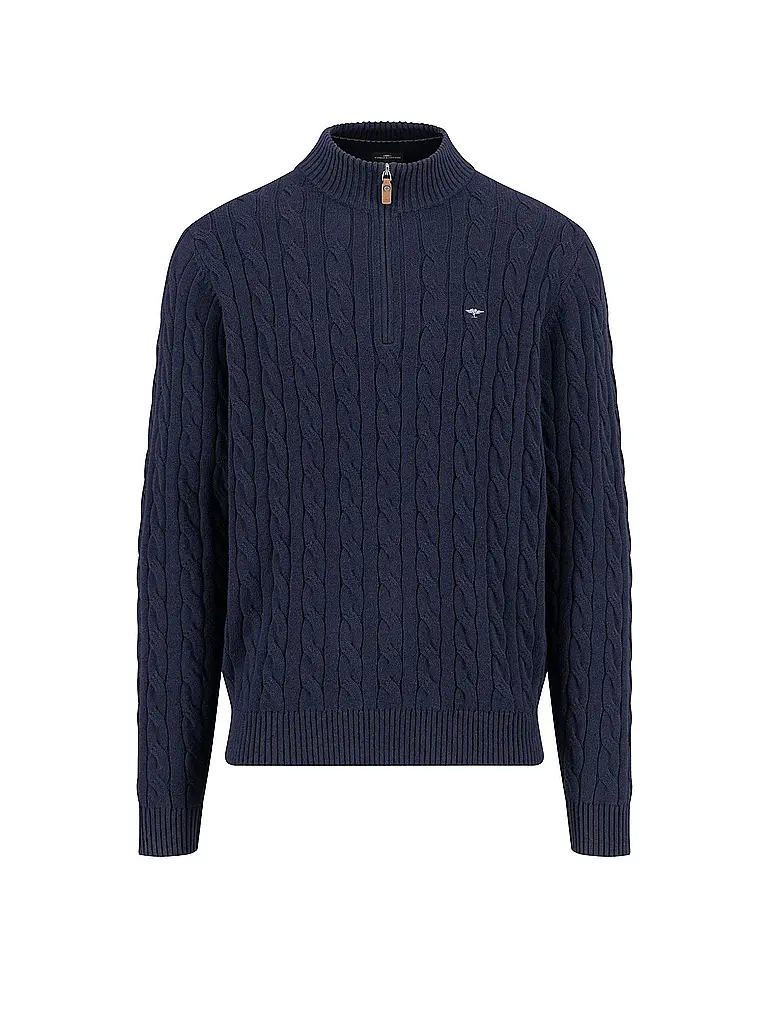 FYNCH HATTON | Troyer Pullover  | dunkelblau