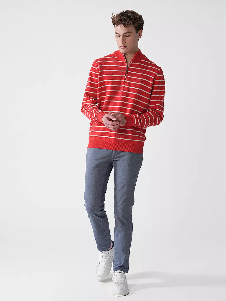 FYNCH HATTON | Troyer Pullover  | rot