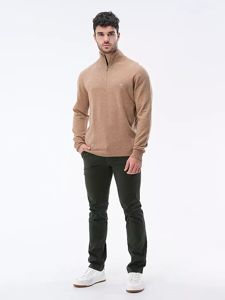 FYNCH HATTON | Troyer Pullover | camel