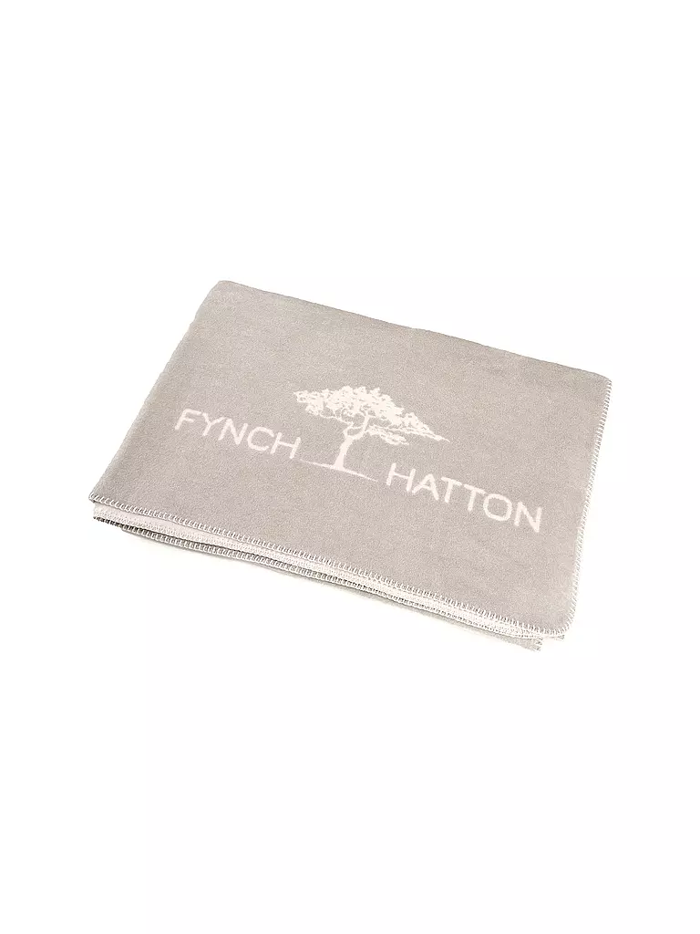 FYNCH HATTON | Wohndecke 150x210cm KOMBERS Elephant Grey | hellgrau