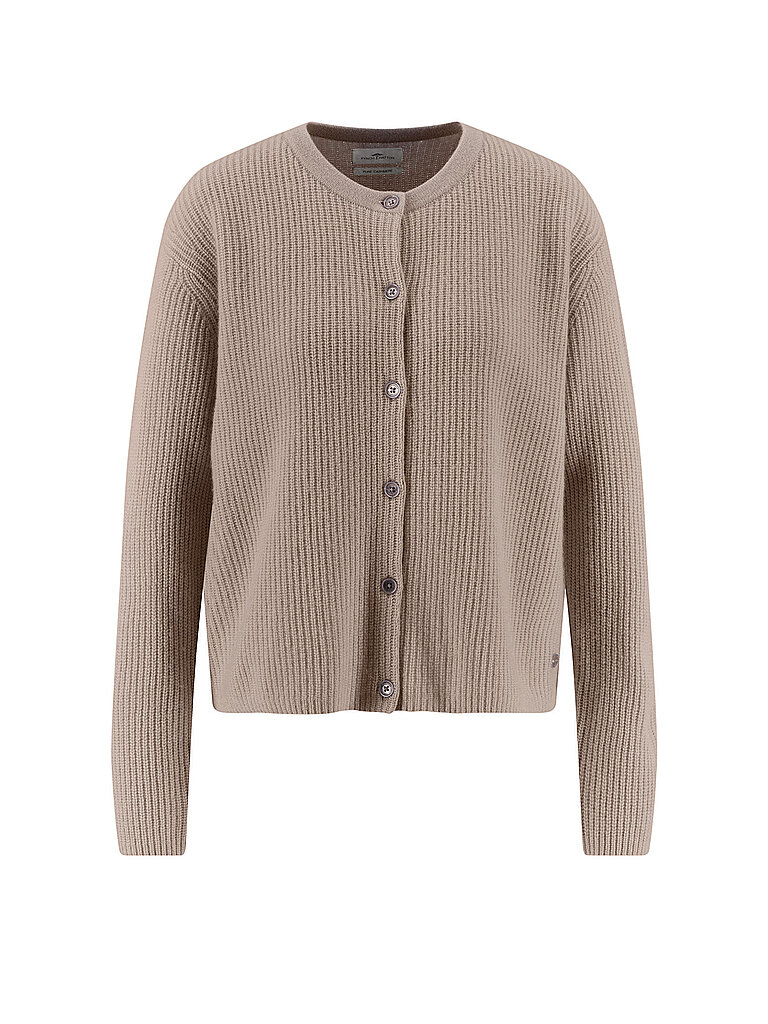 FYNCH-HATTON Kaschmirstrickjacke hellbraun | L