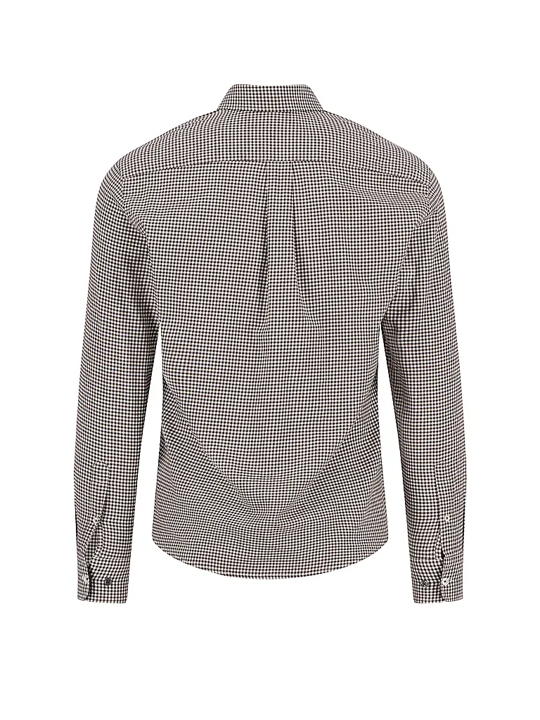 FYNCH-HATTON | Flanellhemd Regular Fit  | Braun