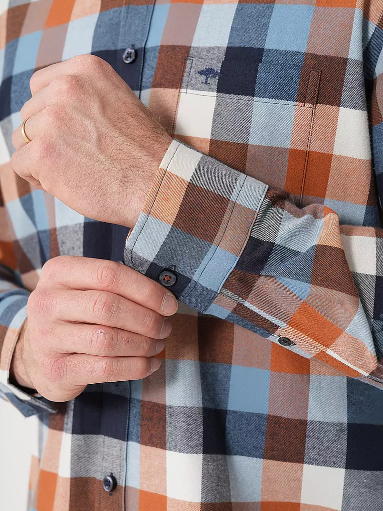 FYNCH-HATTON | Hemd Casual Fit | braun