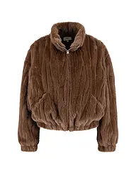 FYNCH-HATTON | Jacke in Felloptik  | braun