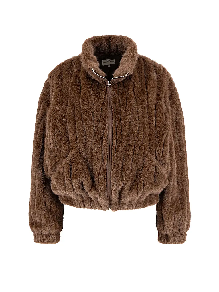 FYNCH-HATTON | Jacke in Felloptik  | braun