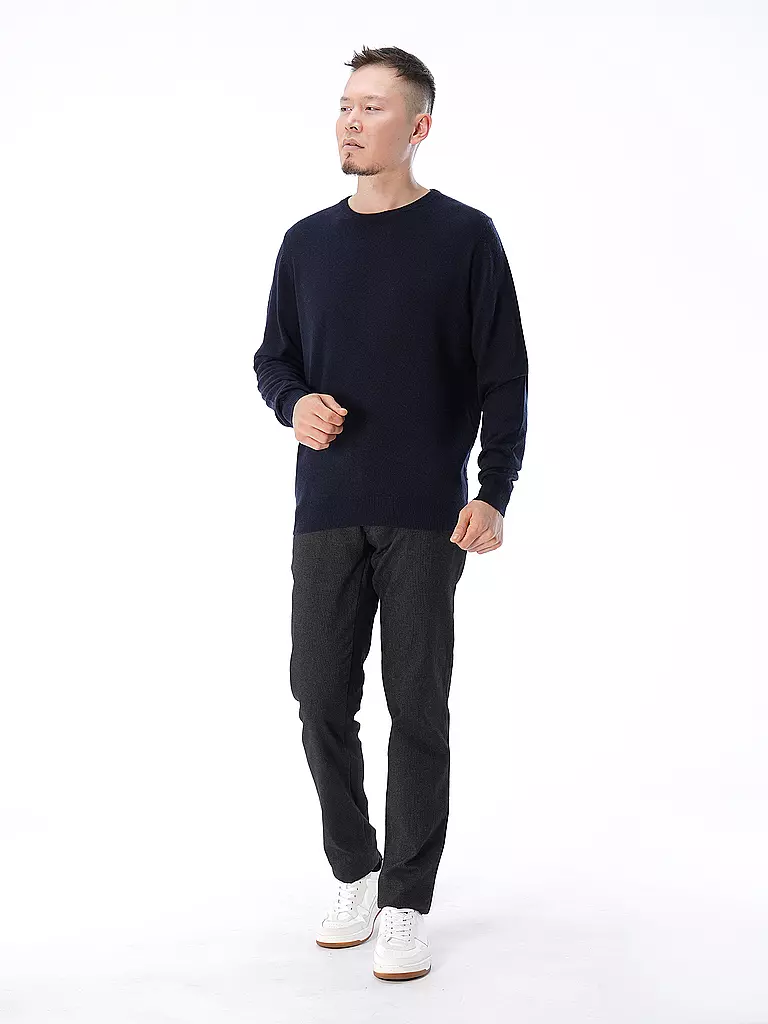FYNCH-HATTON | Kaschmirpullover  | dunkelblau