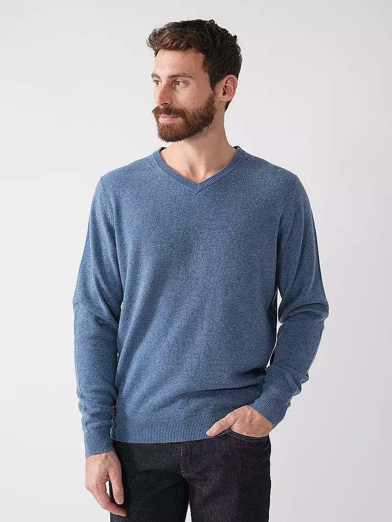 FYNCH-HATTON | Kaschmirpullover | hellblau