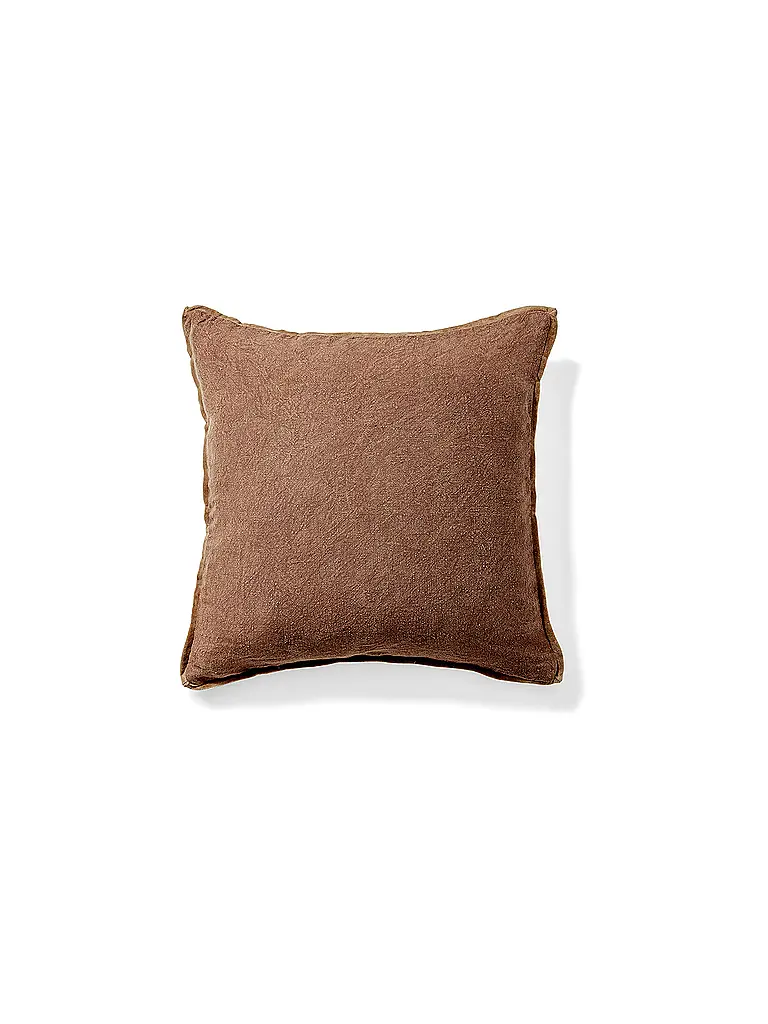 FYNCH-HATTON | Kissen 45x45cm KALAMA Walnut | Hellbraun