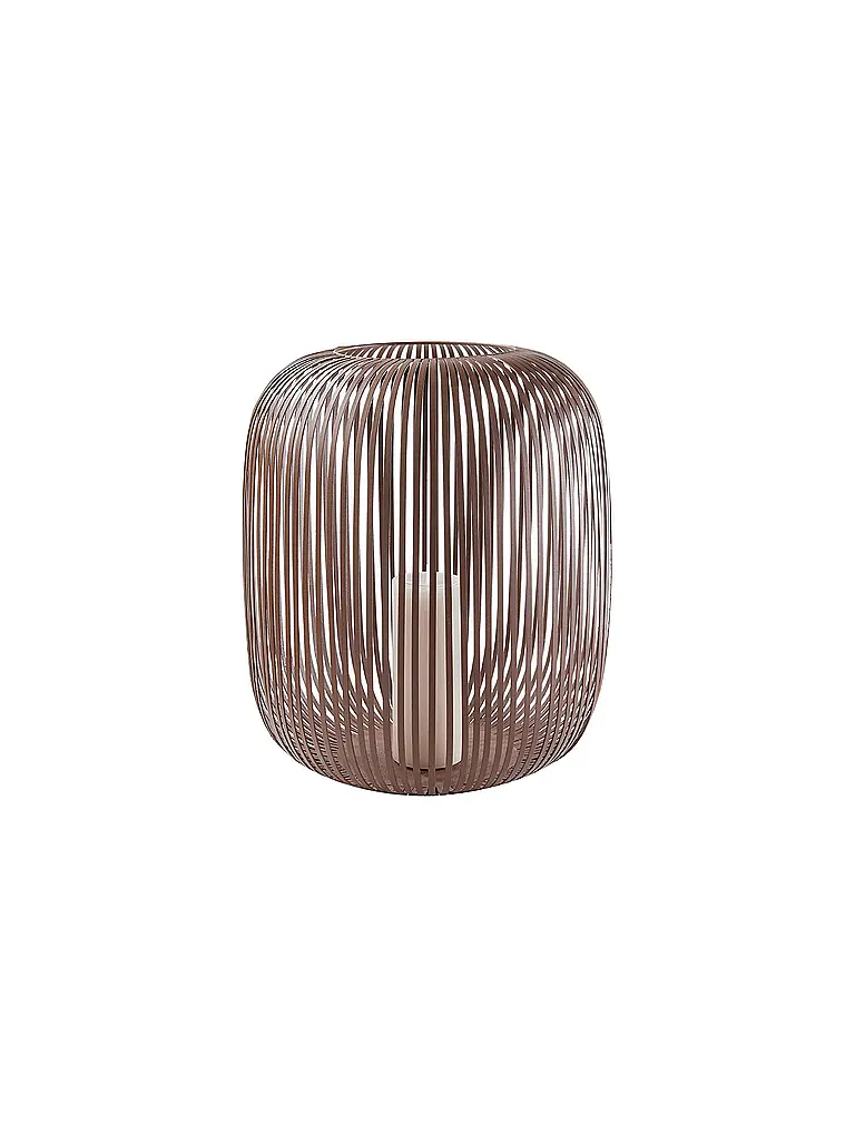 FYNCH-HATTON | Laterne 45x40cm LIG Large Walnut | hellbraun