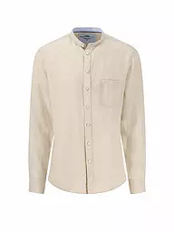 FYNCH-HATTON | Leinenhemd Casual Fit | Beige