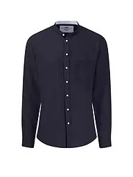 FYNCH-HATTON | Leinenhemd Casual Fit | Dunkelblau