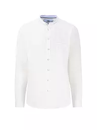 FYNCH-HATTON | Leinenhemd Casual Fit | Weiss