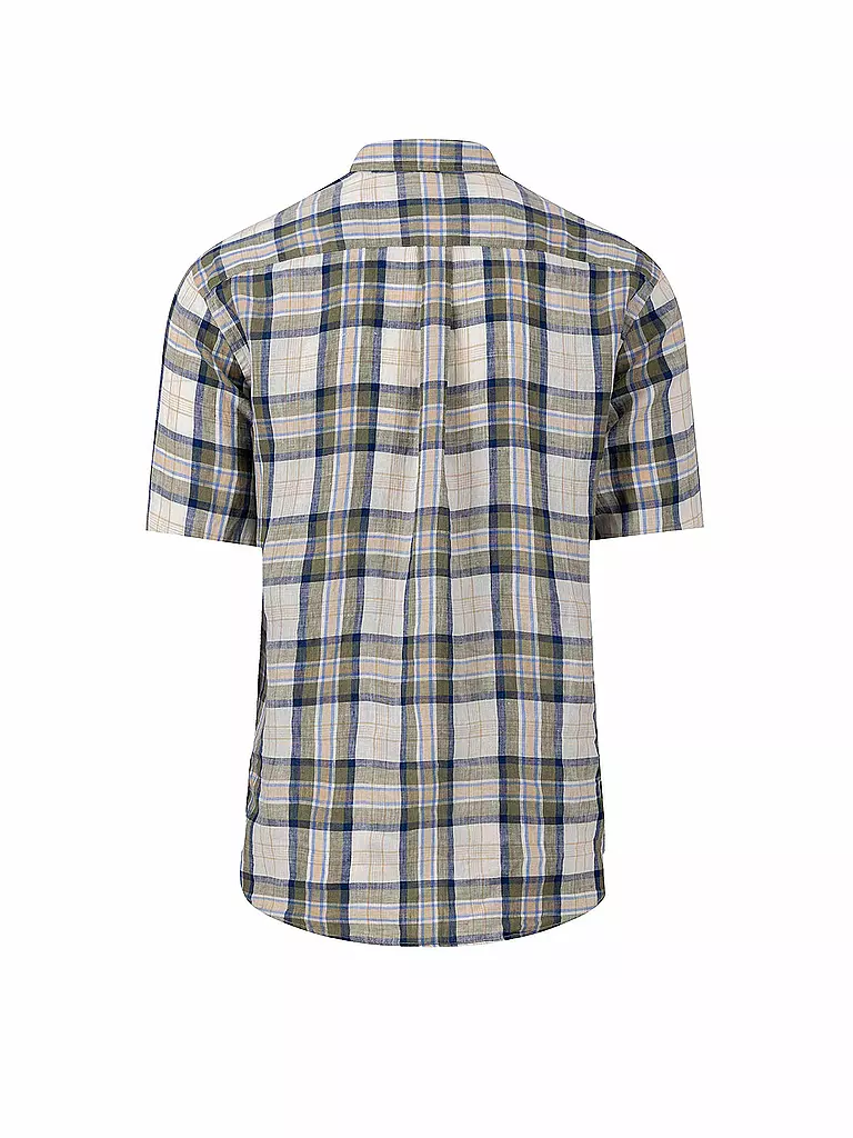 FYNCH-HATTON | Leinenhemd Casual Fit | olive