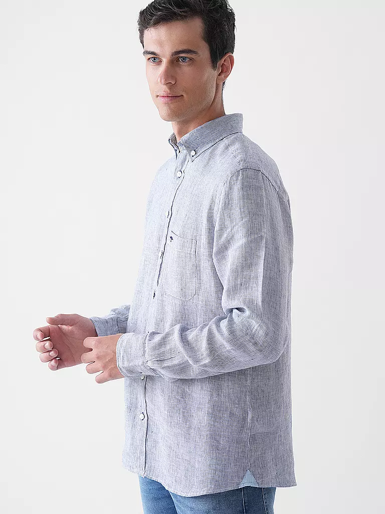 FYNCH-HATTON | Leinenhemd Casual Fit | 