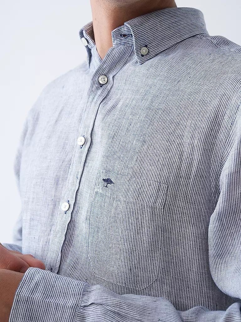 FYNCH-HATTON | Leinenhemd Casual Fit | 