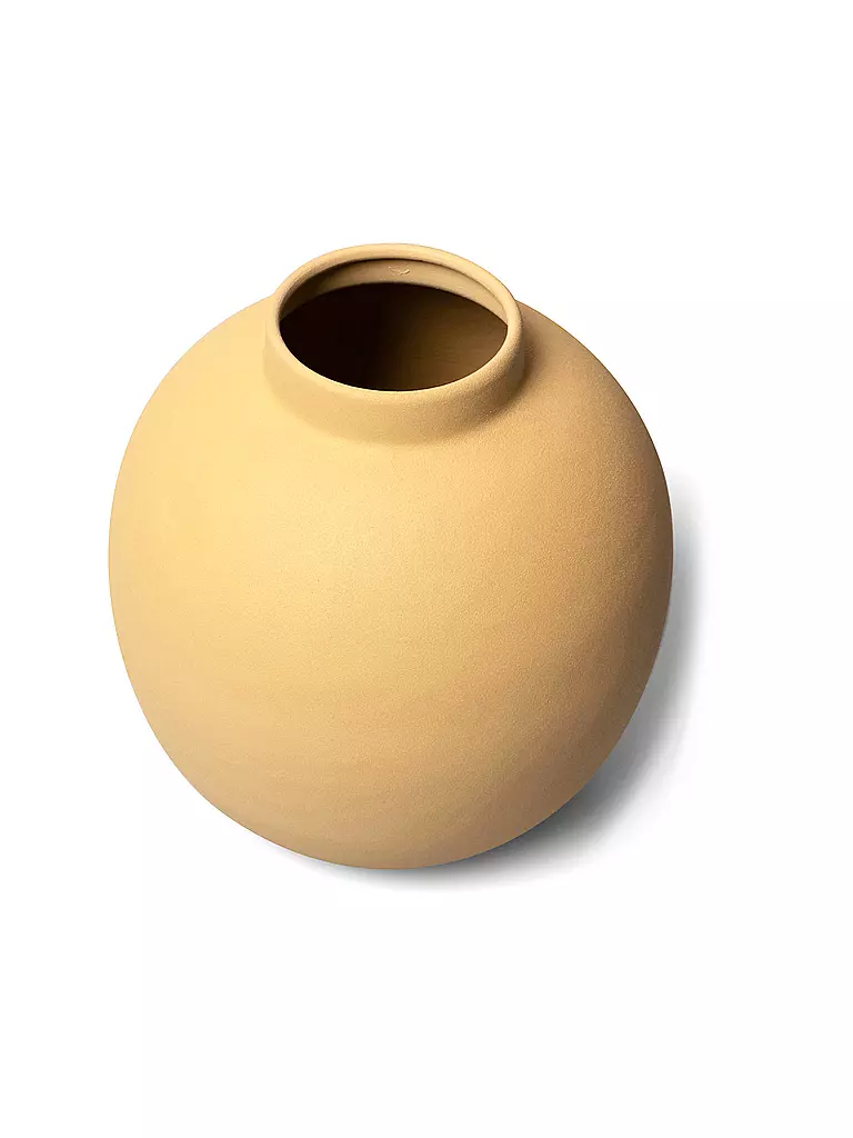 FYNCH-HATTON | Metallvase 19cm klein MOYA Corn | gelb