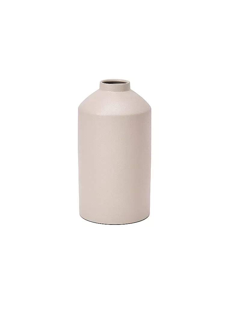 FYNCH-HATTON | Metallvase gross MALI Elephant Grey | Hellgrau