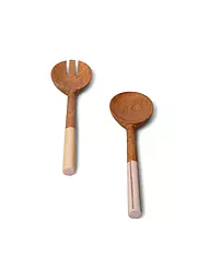 FYNCH-HATTON | Salatbesteck 2tlg. KISHA Dove Blue  | gelb