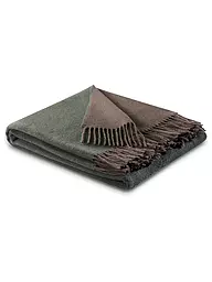 FYNCH-HATTON | Wolldecke - Plaid KIBO 130x170cm Green Brown | Dunkelgrün