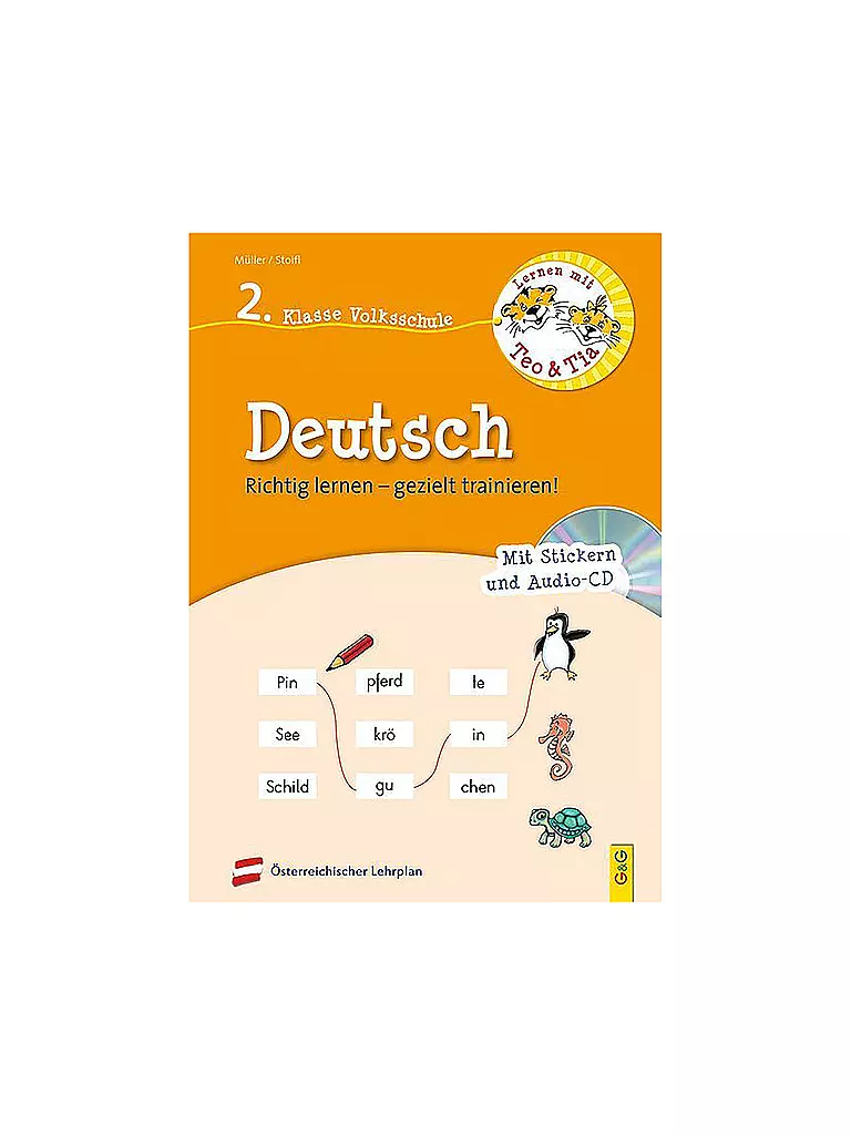 G & G VERLAG | Deutsch - 2. Klasse Volksschule mit Audio-CD | keine Farbe