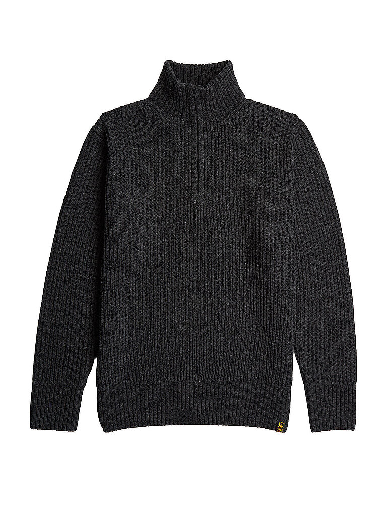 G-STAR RAW Troyer Pullover schwarz | XXL