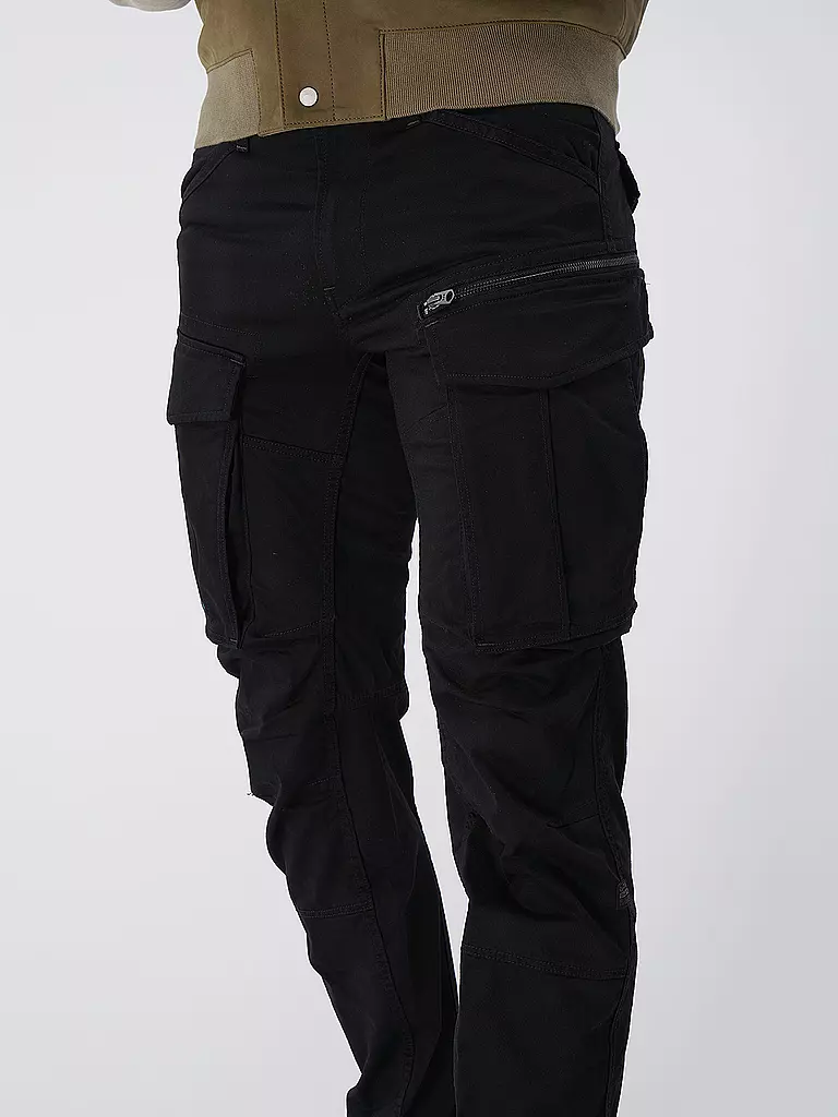 G-STAR RAW | Cargohose Tapered Fit ROVIC ZIP 3D | schwarz