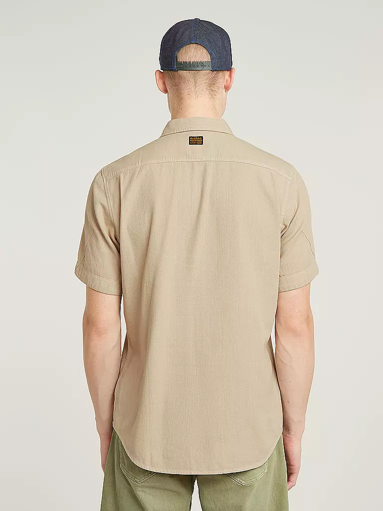 G-STAR RAW | Hemd Slim Fit  | beige
