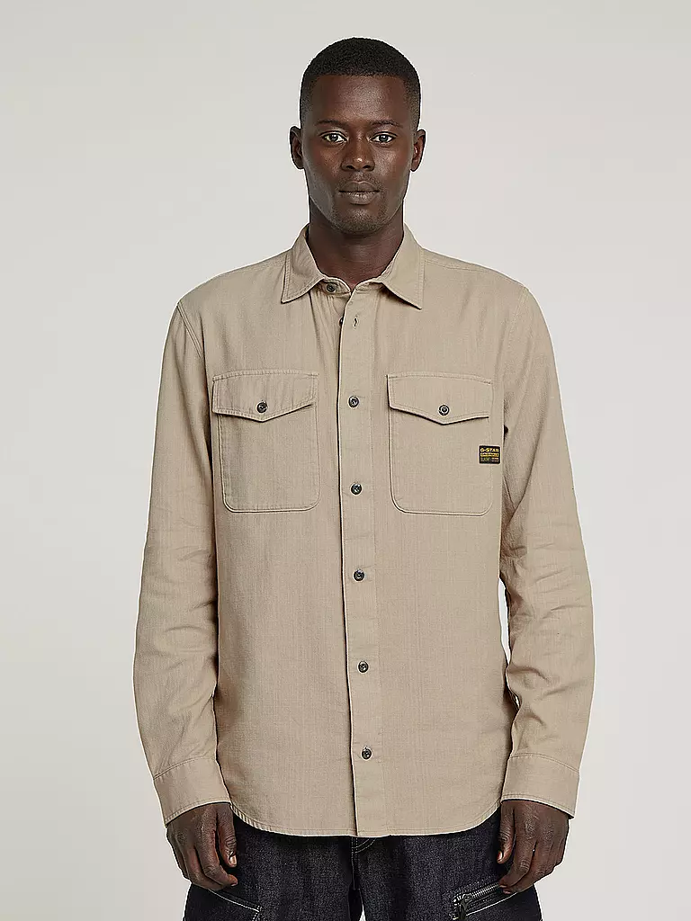 G-STAR RAW | Hemd Slim Fit | olive