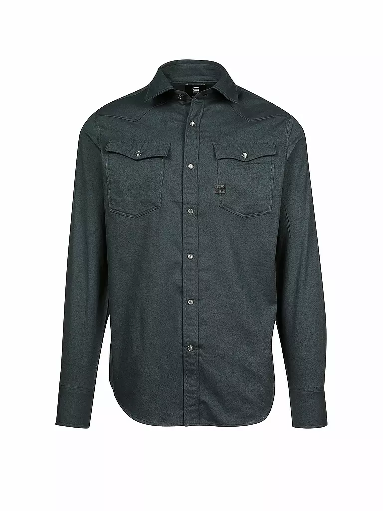 G-STAR RAW | Hemd Slim-Fit | grün