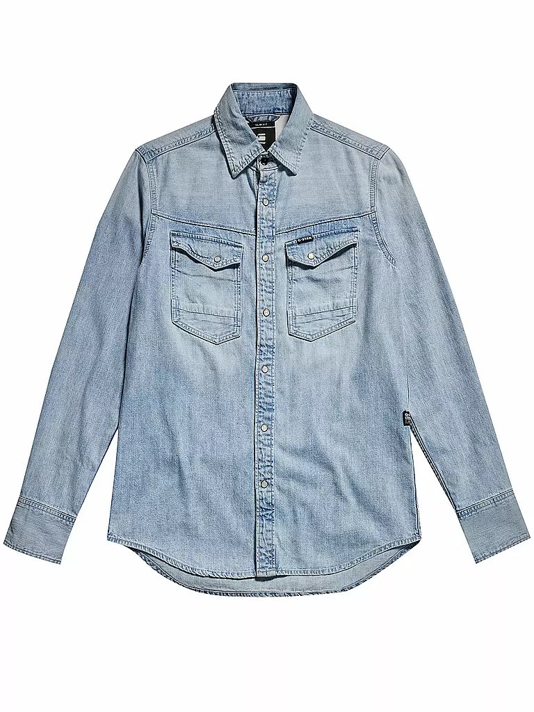 G-STAR RAW | Jeanshemd  | hellblau