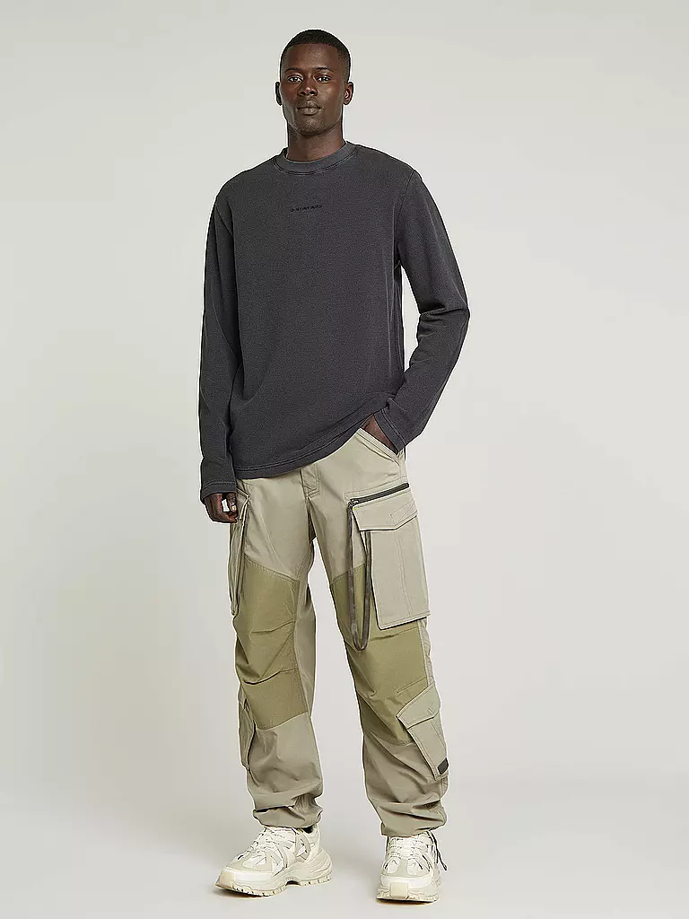 G-STAR RAW | Langarmshirt  | schwarz
