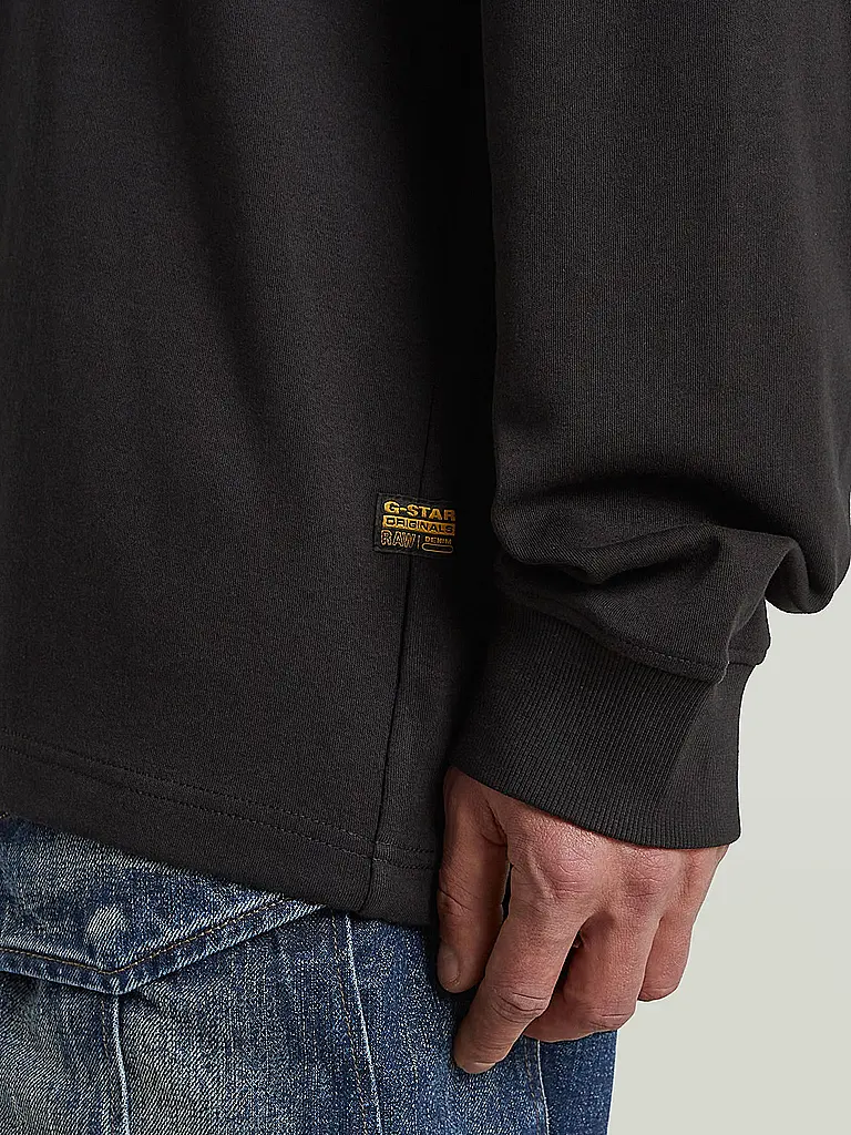 G-STAR RAW | Langarmshirt  | Schwarz