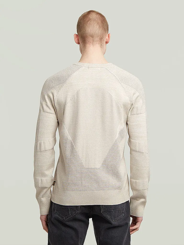G-STAR RAW | Pullover 3D BIKER | beige