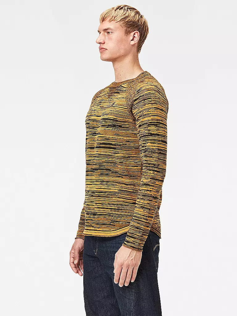 G-STAR RAW | Pullover Regular Fit Core | gelb