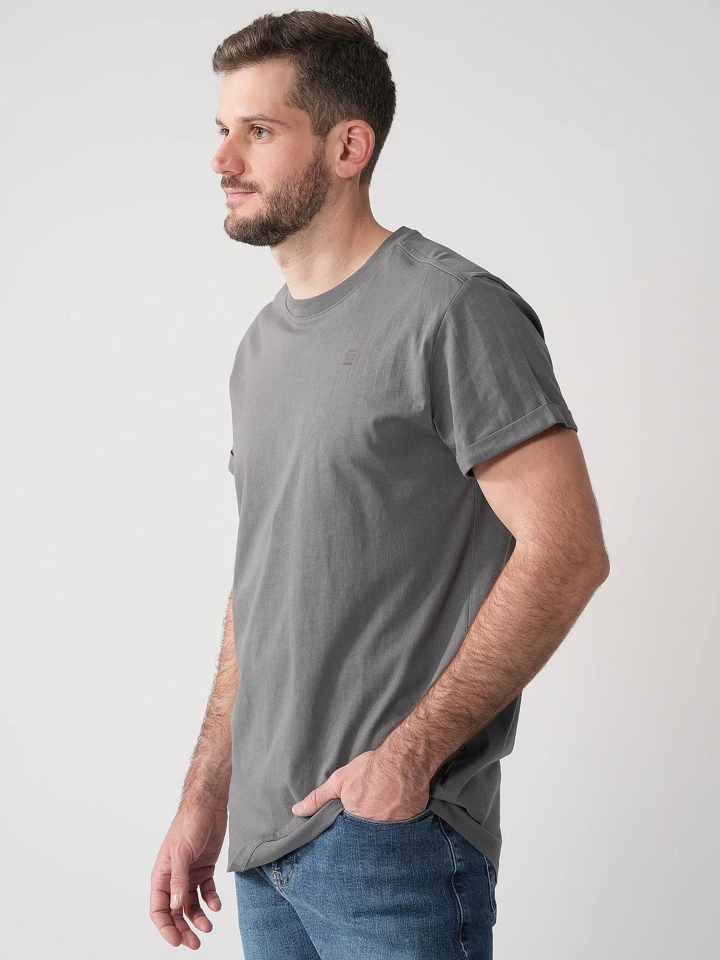 G-STAR RAW | T-Shirt Regular-Fit LASH | grau