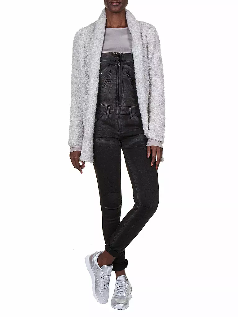 G-STAR | Jeans-Latzhose | schwarz