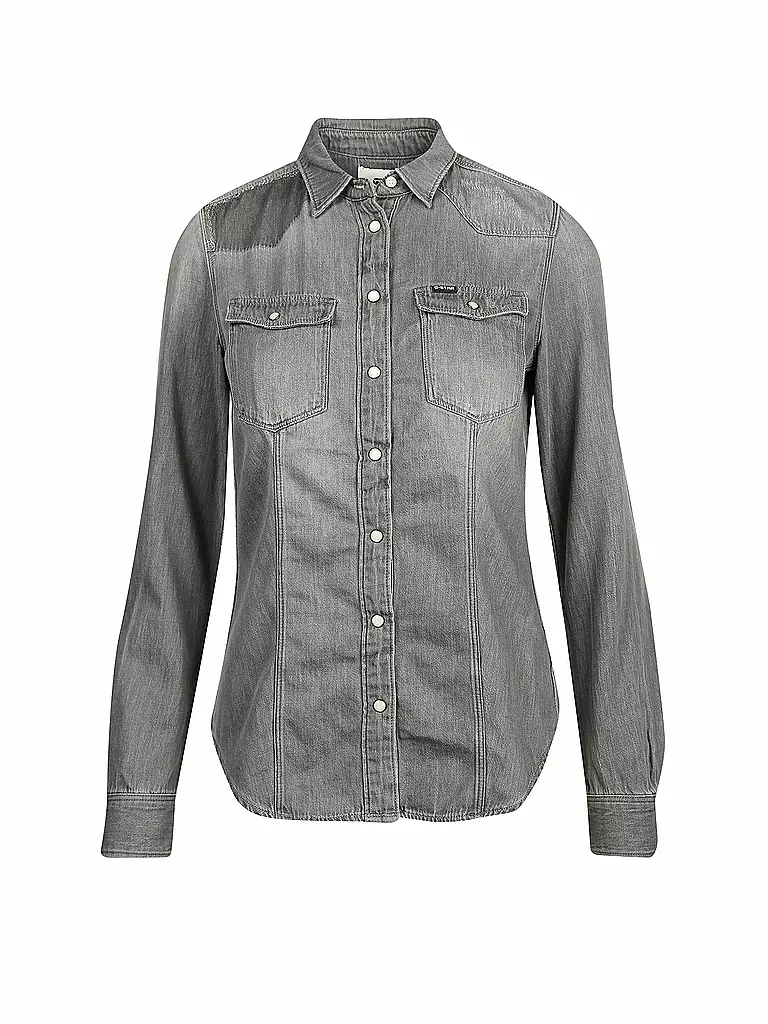 G-STAR | Jeansbluse | grau